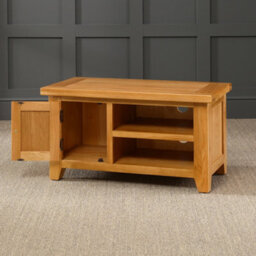 The Furniture Market Cheshire Oak Small Tv Unit Up To 45 Tv Size - thumbnail 4