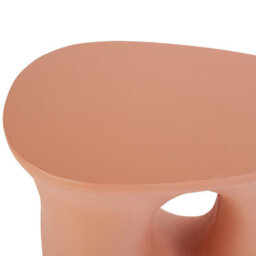 Beliani Side Table Idro 42 Cm 28 Cm Orange - thumbnail 6