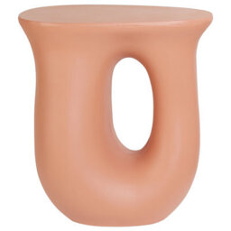 Beliani Side Table Idro 42 Cm 28 Cm Orange - thumbnail 5