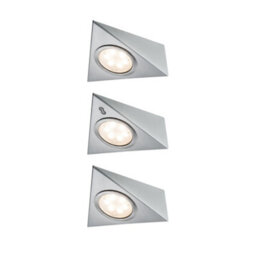 Paulmann 93572 Led Furniture Luminaire With Proximity Sensor Rectangular Incl. 3X2.8W Brushed Iron Cabinet Light Metal, - thumbnail 2