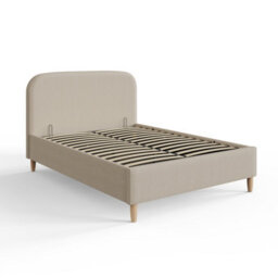 Gfw Florence Boucle Ottoman Storage Bed 135Cm  Natural Stone - thumbnail 9