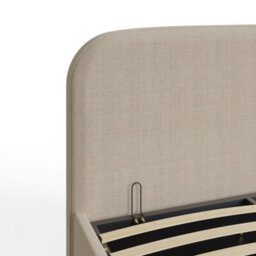 Gfw Florence Boucle Ottoman Storage Bed 135Cm  Natural Stone - thumbnail 5