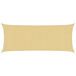 Berkfield Sun Shade Sail Sand 4.5X2 M 100% Polyester Oxford - thumbnail 2