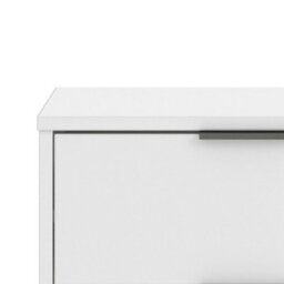 Core Products Augusta Industrial White 2 Drawer Bedside Cabinet H57.0Cm X W45.0Cm X D39.5Cm - thumbnail 9