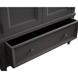 Furniture 48 Philippe Oak And Charcoal Grey Painted Double Wardrobe - thumbnail 3