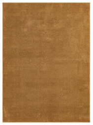 Comfy Washable Low Pile Living Room Area Rug - Anti-Slip Felt Backing Gold 120Cm X 160Cm - thumbnail 2