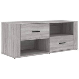 Berkfield Classic Tv Cabinet Grey Sonoma 100X35X40 Cm Engineered Wood - thumbnail 1