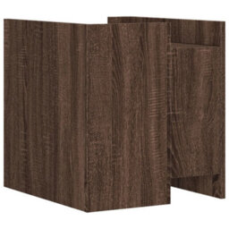 Berkfield Bedside Cabinet Brown Oak 45X50X50 Cm Engineered Wood - thumbnail 6