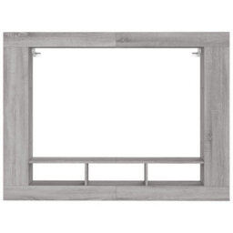 Berkfield Tv Cabinet Grey Sonoma 152X22X113 Cm Engineered Wood - thumbnail 4
