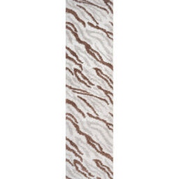 The Rugs Moodi Shaggy Light Beige/terra Savara Rug Runner Abstract Thick High Pile For Living Rooms, Bedrooms, Hallways, Kitchens - thumbnail 9