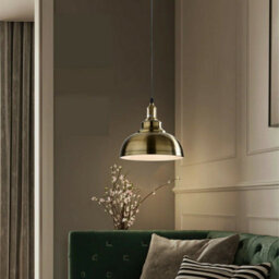 Light Shade Ceiling  Modern Green Brass Lampshade For Ceiling Lights, Bedroom Lights Ceiling Lamp Shades For Living Rooms - thumbnail 6