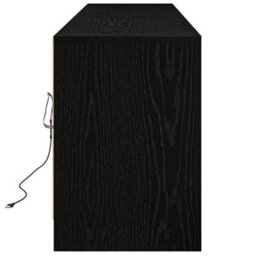 Berkfield Tv Cabinet With Drawer Black 182 X 34 X 50 Cm Engineered Wood - thumbnail 8