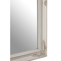 Orsina Classic Silver Finish Mirror,antique Wall Mirror With Floral Reliefs,regency-Inspired Mounted Mirror - thumbnail 4