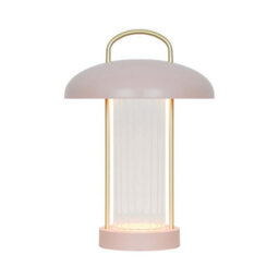 Nordlux Mirano Metal Table Battery Light 3-Level Dimming Pink,battery Led