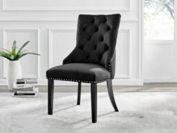 Furniturebox Uk Elina White Marble Effect Round Dining Table & 2 Black Belgravia Black Leg Chairs - thumbnail 9