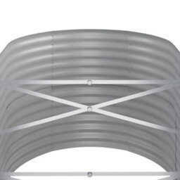 Walplus Garden Raised Bed Galvanised Steel 368X80X68 Cm Anthracite - thumbnail 5