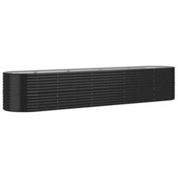 Walplus Garden Raised Bed Galvanised Steel 368X80X68 Cm Anthracite - thumbnail 2