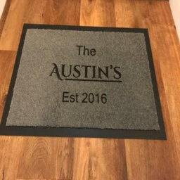 One Of A Kind Design Uk Personalised Welcome Doormat - thumbnail 2