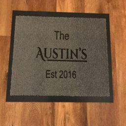 One Of A Kind Design Uk Personalised Welcome Doormat - thumbnail 3
