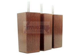 L&F 4X Replacement Furniture Legs Solid Wood 110mm High Sofas Chairs Settee Cabinets Legs M8 Tsp2055 - thumbnail 4