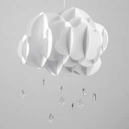 Valuelights Extra Large White Ceiling Shade And Bulb (D)50Cm - thumbnail 4
