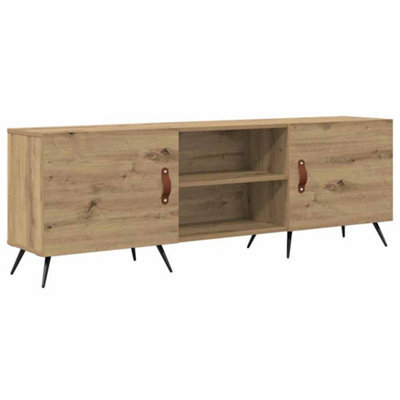 Berkfield Modern Tv Cabinet Artisan Oak 150 X 30 X 50 Cm Engineered Wood - image 1