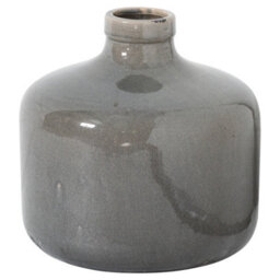 Hill Interiors Uk Homeliving Garda Grey Glazed Chive Vase - thumbnail 1