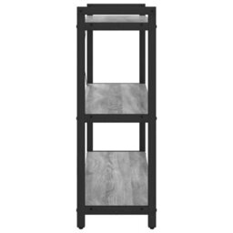 Berkfield Modern Bookcase Grey Sonoma 80 X 30 X 83 Cm Engineered Wood - thumbnail 6