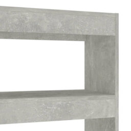 Berkfield Book Cabinet/room Divider Concrete Grey 100X30X135 Cm - thumbnail 5