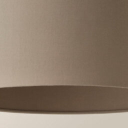 Valuelights Reni Taupe Fabric Drum Ceiling Lamp Shade (D)35Cm - thumbnail 4