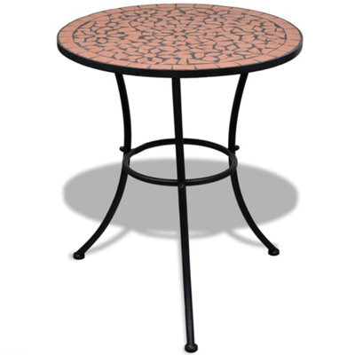 Walplus Bistro Table Terracotta 60 Cm Mosaic - image 1