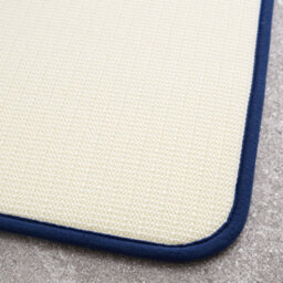Catherine Lansfield Bathroom Anti-Bacterial Memory Foam Bath Mat And Pedestal Set Navy - thumbnail 3