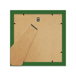 "5X5"" Green Picture Frame - 5X5"" Square Frame With 4X4"" Mount For 5X5""/4X4"" Pictures Moderrn Style Thin Edge, 1 Pack" - thumbnail 3