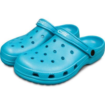 Town & Country Outdoor & Home Casual Cloggies Teal Size 4 - image 1