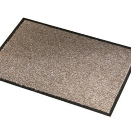 Sentry Barrington Cotton Washable Mat 16 X 24'' Beige One Colour (One Size) - thumbnail 3