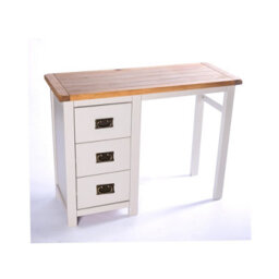 Cabinet Bits Argenta 3 Drawer Desk - Dressing Table Brass Drop Handle - thumbnail 2