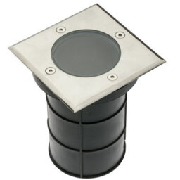 CGC Lighting Bridget - Cgc Square Large Single Stainless Steel Inground Or Decking Lights - thumbnail 1