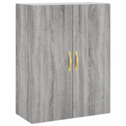 Berkfield Wall Mounted Cabinets 2 Pcs Grey Sonoma 69.5X34X90 Cm - thumbnail 5