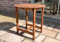Charles Taylor Trading Alfresco Table Six Seater - L118 X W118 X H110 - Redwood - Fully Assembled - thumbnail 1