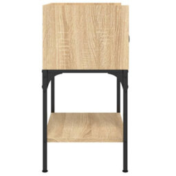 Berkfield Bedside Table Sonoma Oak 40.5X31X60 Cm Engineered Wood - thumbnail 7