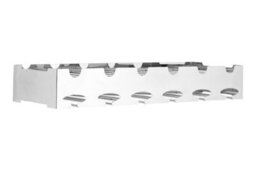 Orsina Elegant 6 Bottle Silver Wide Wine Rack, Space Saving Wine Bottle Rack For Cupboard, Stylish Wine Rack