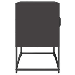 Berkfield Tv Cabinet Black 68X39X60.5 Cm Cold-Rolled Steel - thumbnail 7