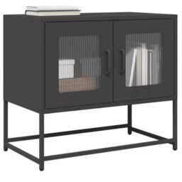 Berkfield Tv Cabinet Black 68X39X60.5 Cm Cold-Rolled Steel