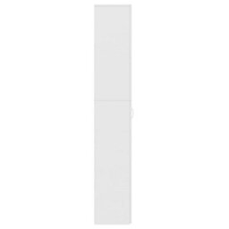 Berkfield Office Cabinet White 60X32X190 Cm Engineered Wood - thumbnail 7