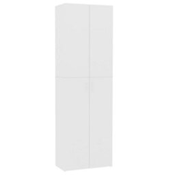 Berkfield Office Cabinet White 60X32X190 Cm Engineered Wood - thumbnail 2