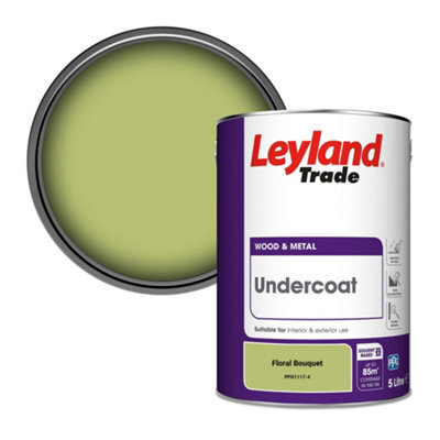 Leyland Trade Wood & Metal Undercoat Paint Floral Bouquet (Ppg1117-4) 5L - image 1