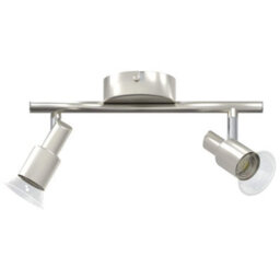 Walplus Ceiling Spotlight Brushed Nickel 25.5 X 8 X 11 Cm Steel - thumbnail 3