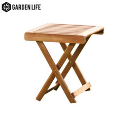 Garden Gear Acacia Hardwood Folding Side Table Pre-Treated Garden Furniture (Acacia Folding Side Table) - thumbnail 2