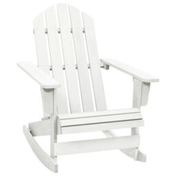 Vidaxl Garden Rocking Chair Wood White