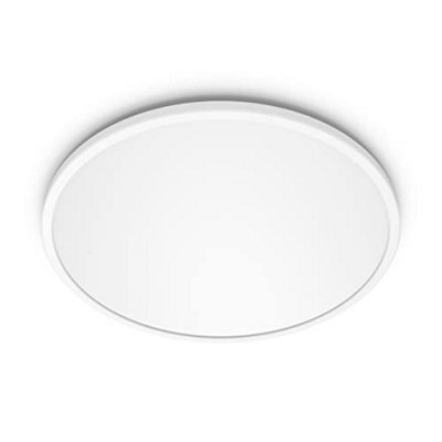 Philips Led Superslim Sceneswitch Dimmable Ceiling Light 2700 K 18 W Ip 44 (Warm White - For Indoor Home Lighting In Livingroom